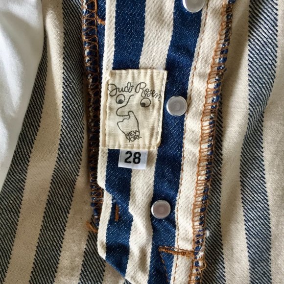 Judi Rosen - Natural Indigo Striped - 212 Jeans - 28 - Picture 9 of 13